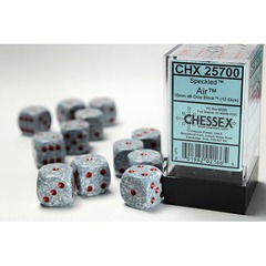 Chessex 12ct d6 16mm - Speckled: Air CHX25700